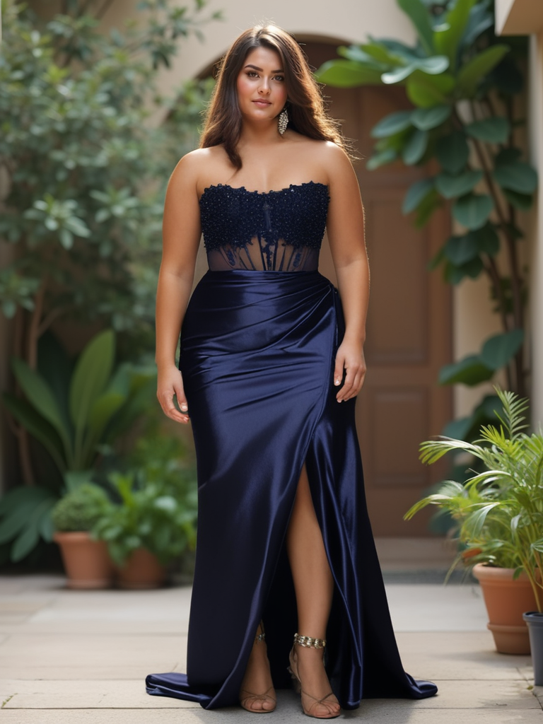 Ondine Gown by Tania Olsen - Hot pink