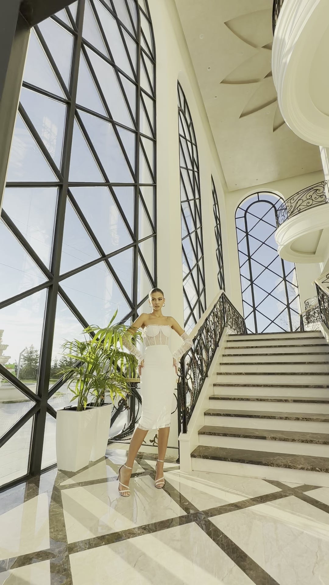 Miley Dress in Ivory by Nicoletta NC1008