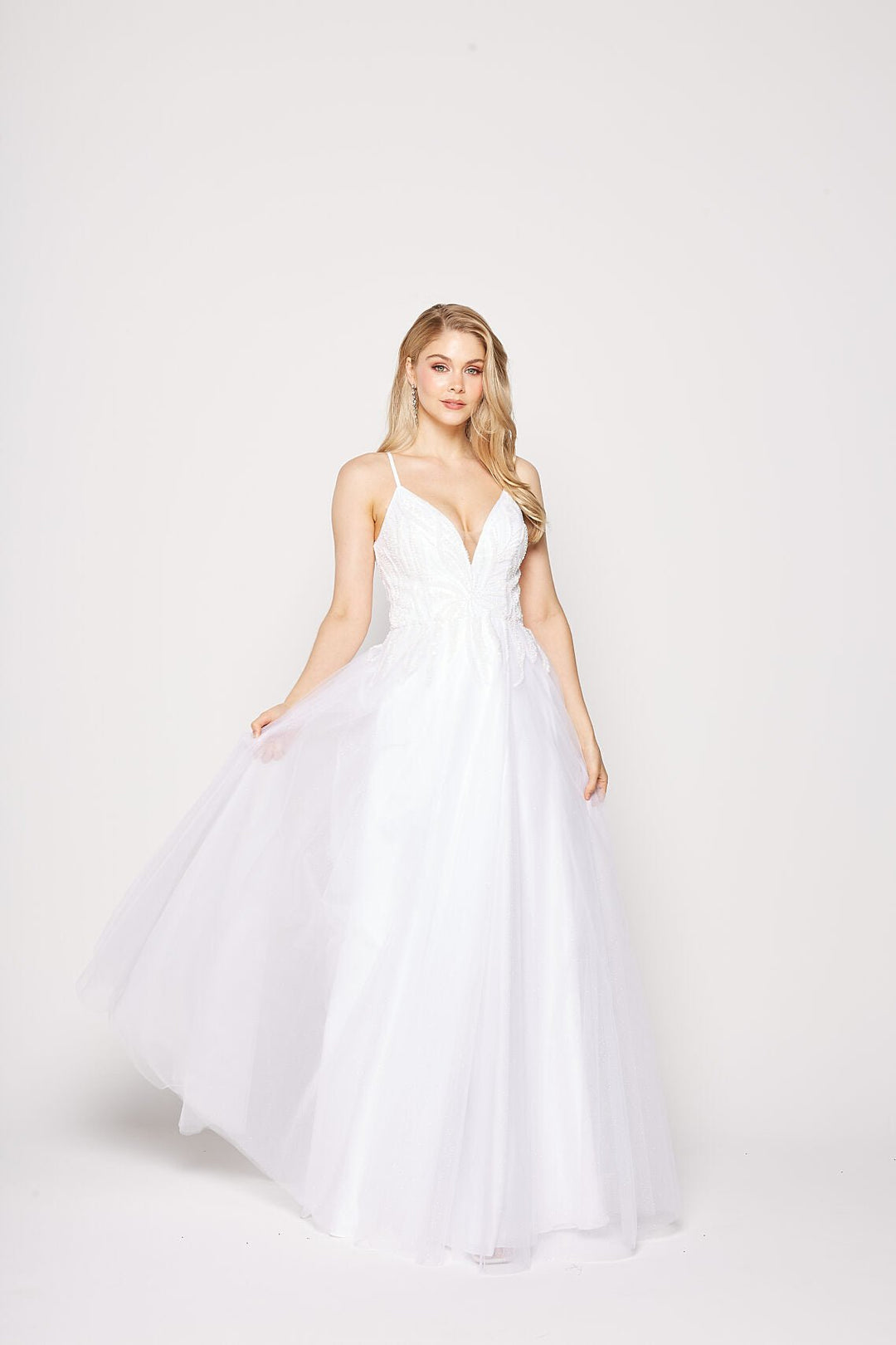 Aster Dress in White by Tania Olsen PO2316 - ElissaJay Boutique