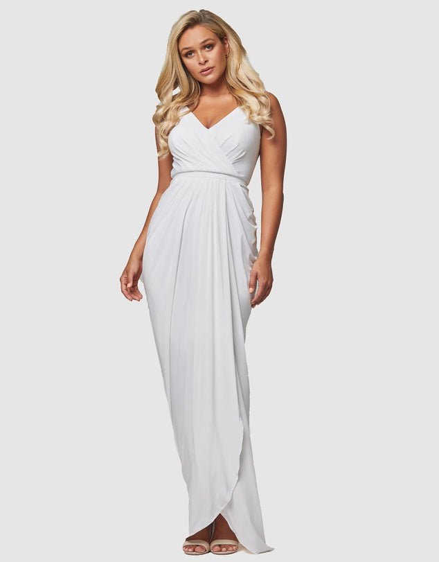 Bianca Dress In Vintage White By Tania Olsen TO72 - ElissaJay Boutique