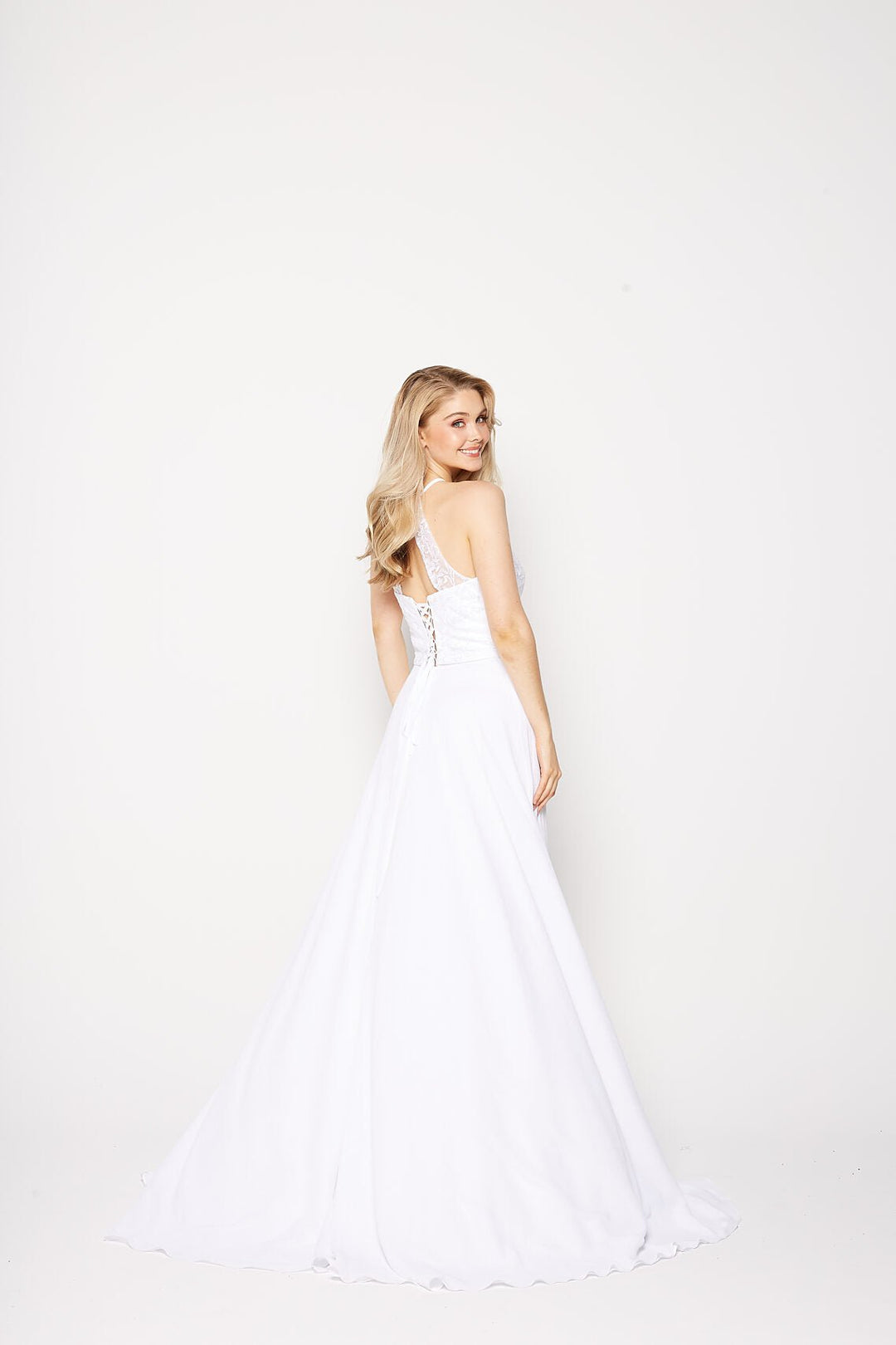 Heather Dress in White by Tania Olsen PO2310 - ElissaJay Boutique