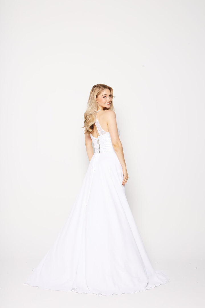 Heather Dress in White by Tania Olsen PO2310 - ElissaJay Boutique