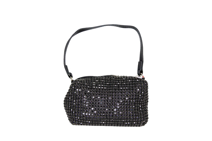 Cara Black Sparkle Handle Bag - ElissaJay Boutique