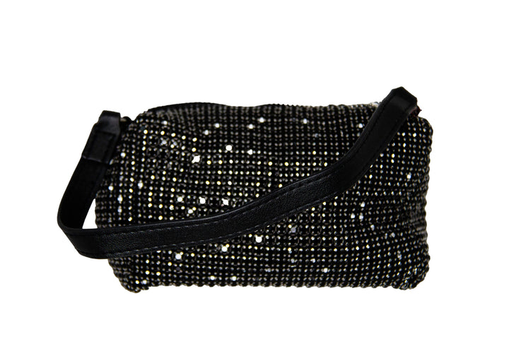 Cara Black Sparkle Handle Bag - ElissaJay Boutique