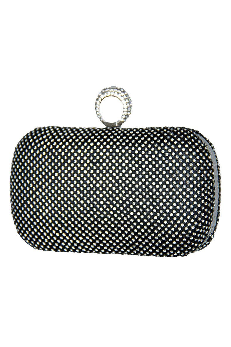 Mimi Black Ring Clutch - ElissaJay Boutique