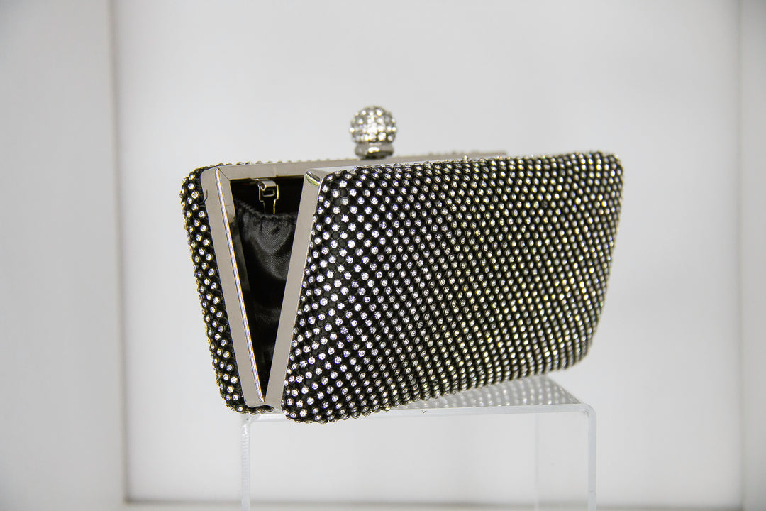 Sophie Black Diamante Bag - ElissaJay Boutique