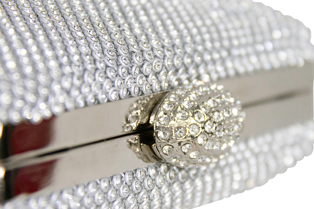 Reese Silver Clutch - ElissaJay Boutique