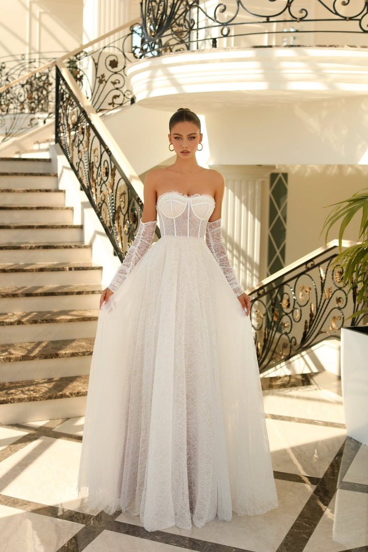 Michelle Dress by Nicoletta NC1005 - ElissaJay Boutique