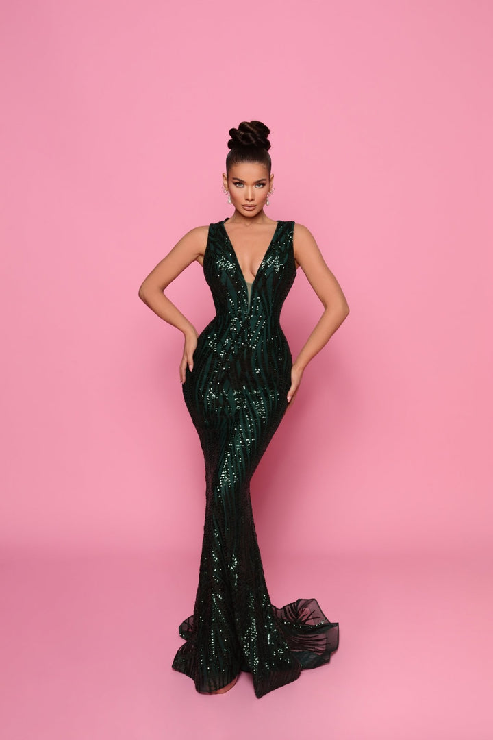 Dotty Dress by Nicoletta NP152 - ElissaJay Boutique