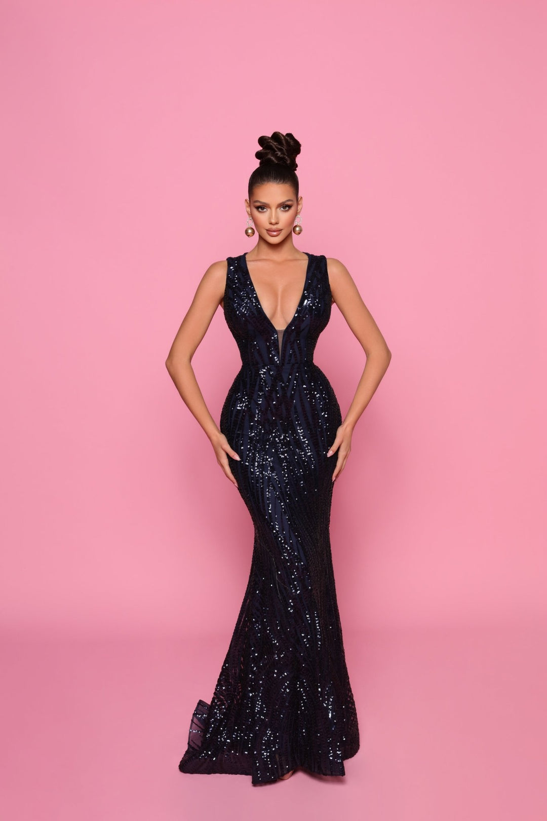 Dotty Dress by Nicoletta NP152 - ElissaJay Boutique