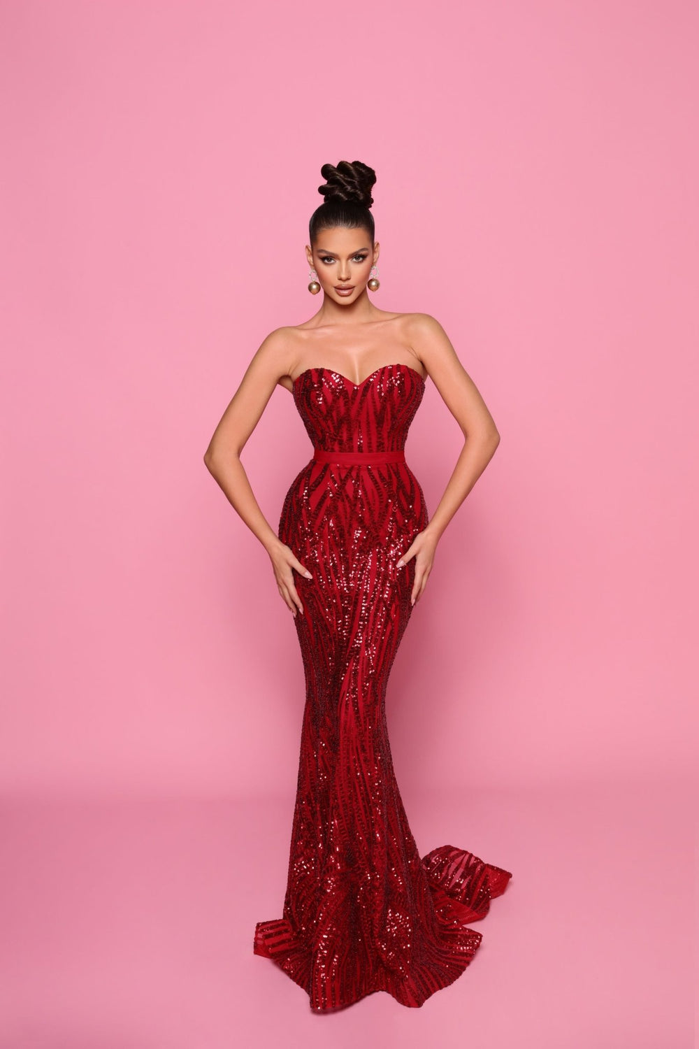 Lara Dress by Nicoletta NP174 - ElissaJay Boutique