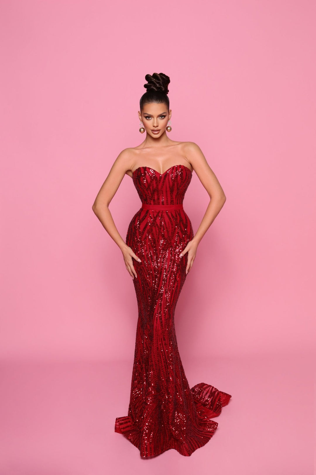 Lara Dress by Nicoletta NP174 - ElissaJay Boutique