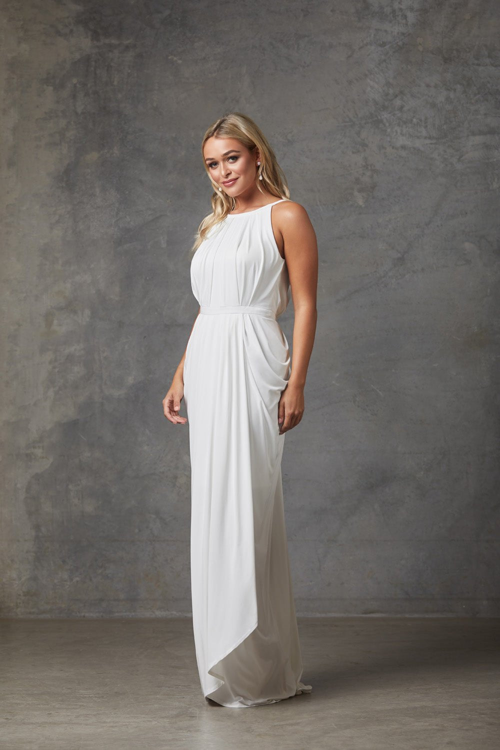 Sandra Dress In White By Tania Olsen TO76 - ElissaJay Boutique