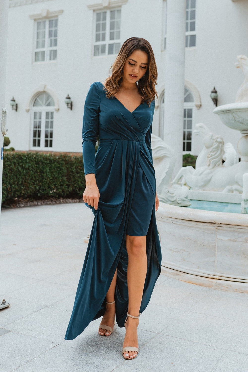 Nancy Dress By Tania Olsen Sizes 4 - 18 TO870 - ElissaJay Boutique