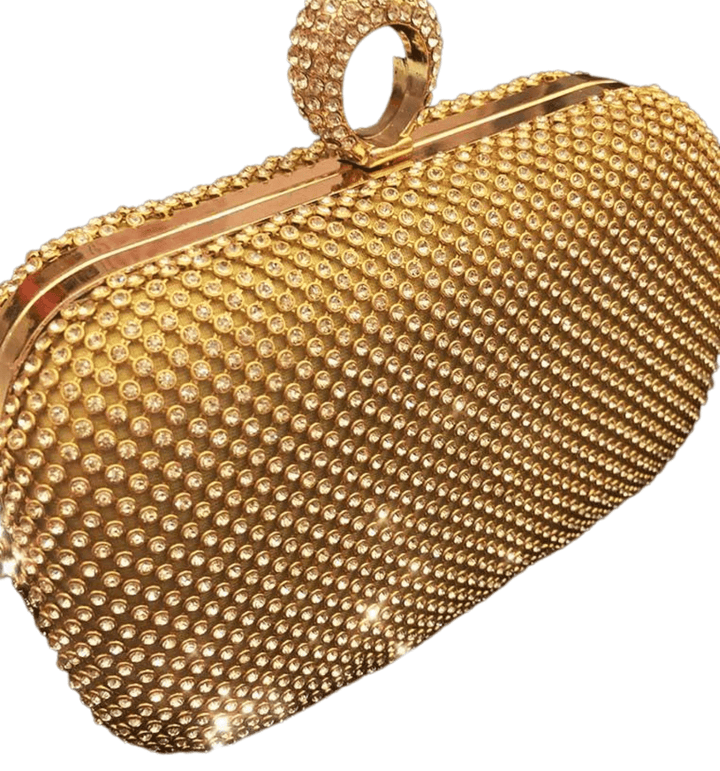 Mimi Gold Ring Clutch - ElissaJay Boutique