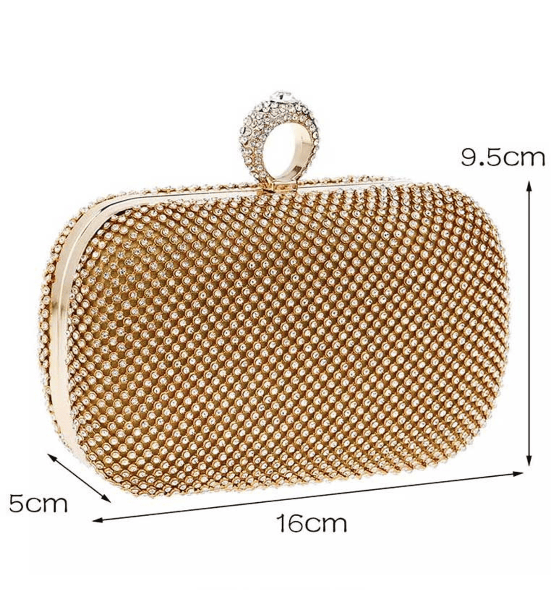 Mimi Gold Ring Clutch - ElissaJay Boutique