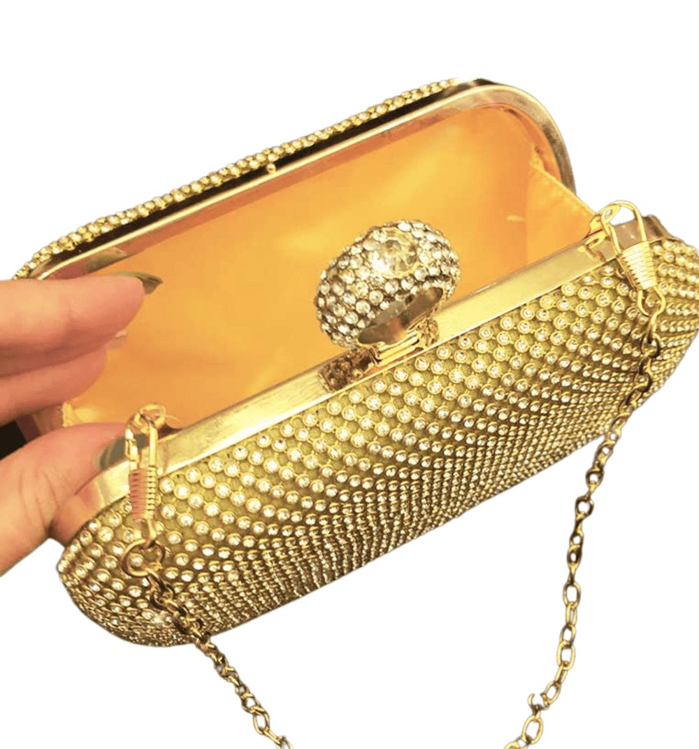 Mimi Gold Ring Clutch - ElissaJay Boutique