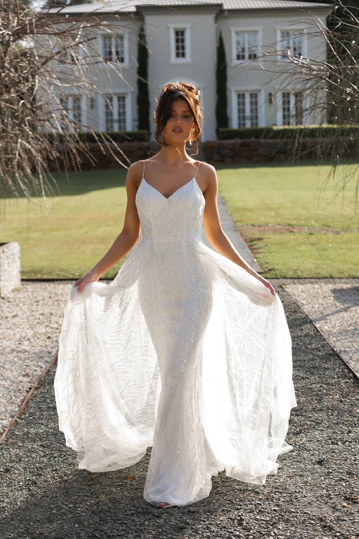 Cassia Dress in Vintage White by Tania Olsen PO2302 - ElissaJay Boutique