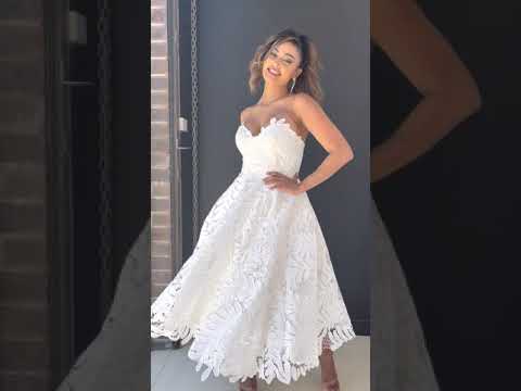 Loretta Dress In Ivory By Jadore JX5031