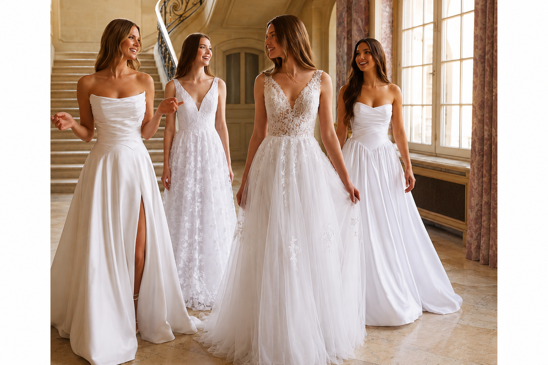 White Debutante Dresses by Nicoletta