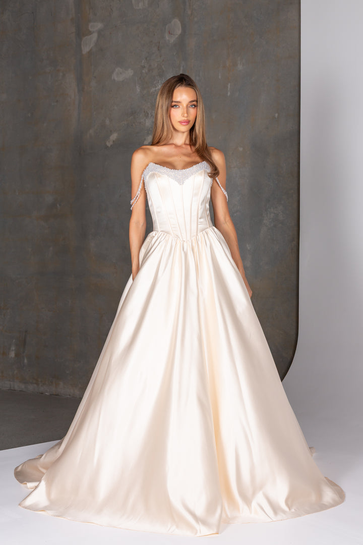 Denice Dress in Vanilla by Tania Olsen PO26127