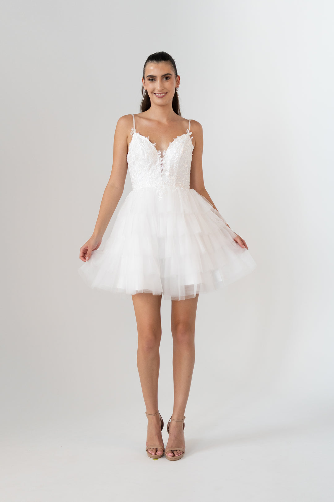 Lupine Mini Bridal Dress