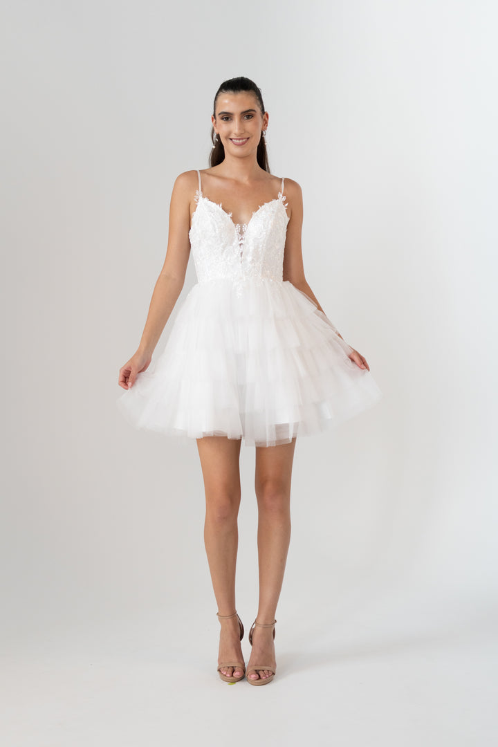 Lupine Mini Bridal Dress