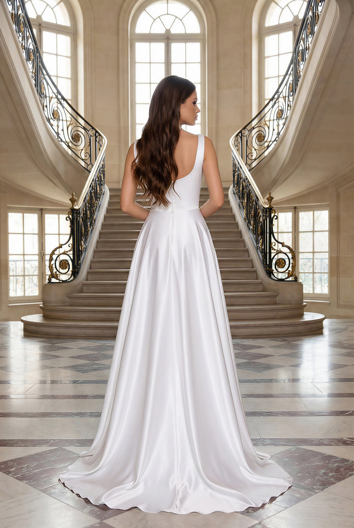 Jill Dress in White by Nicoletta NBM2018