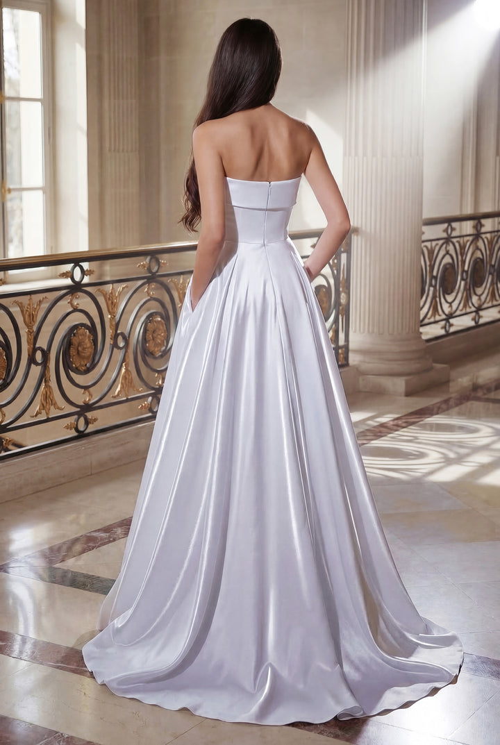 Kerrie Dress in White by Nicoletta NBM3034