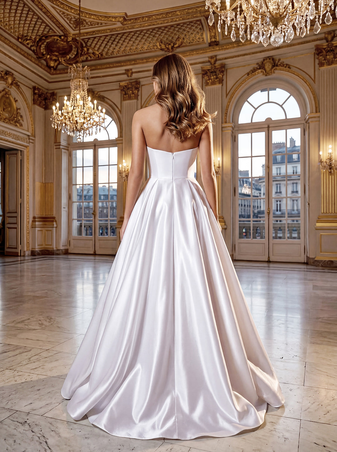Faith Dress by Nicoletta in Ivory NC2030