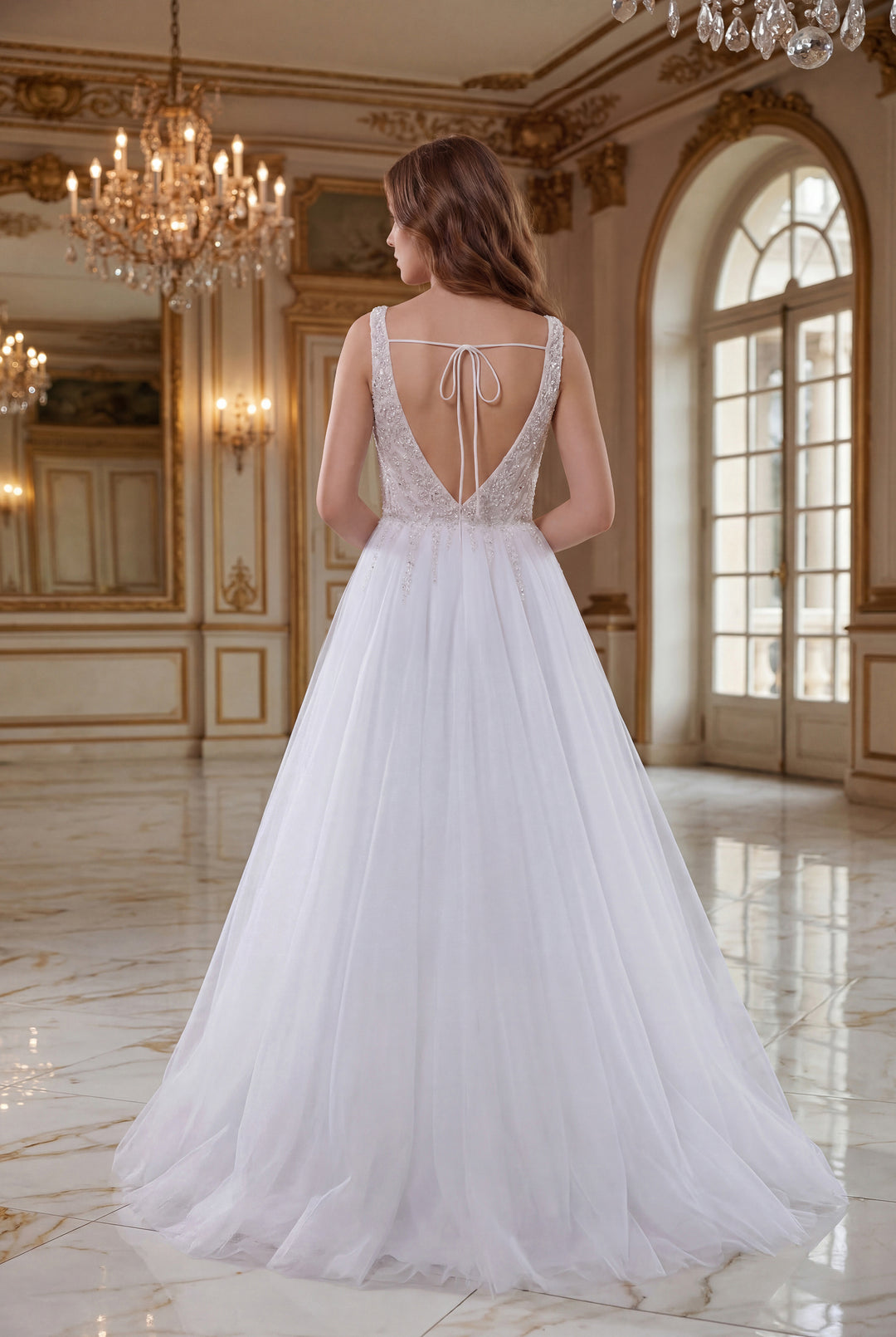 Deborah Dress by Nicoletta in White NC2017