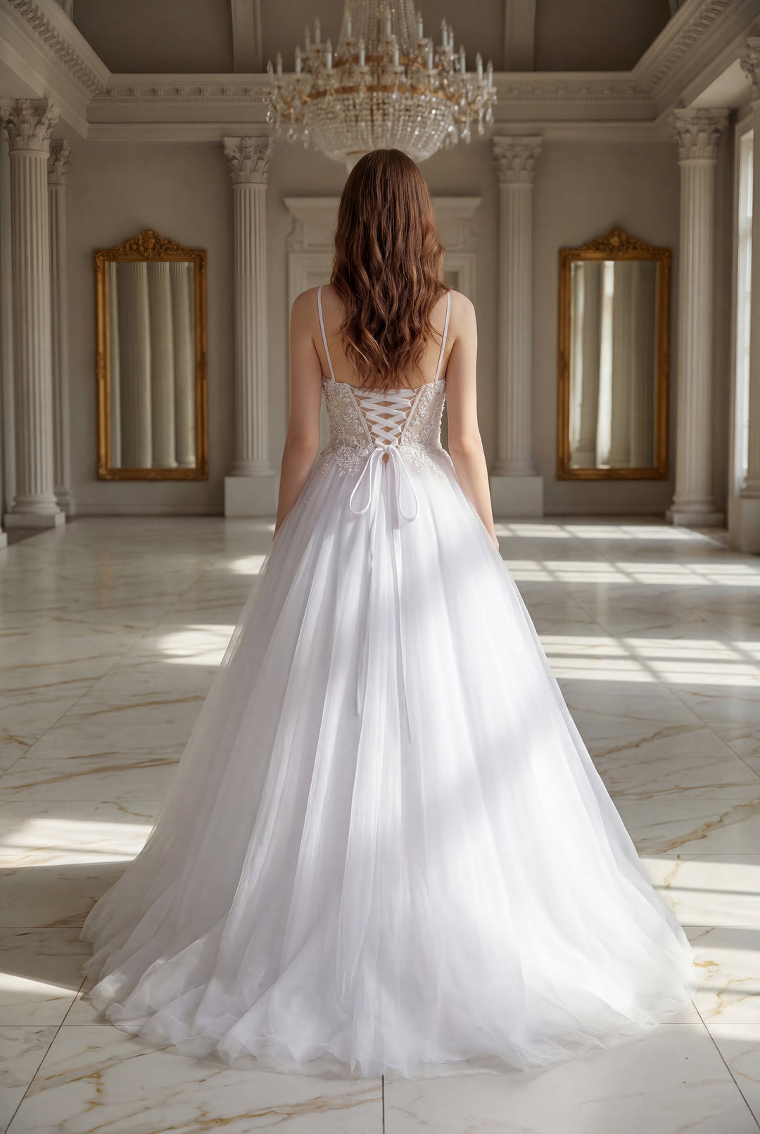 Linda Dress by Nicoletta in White NC3020