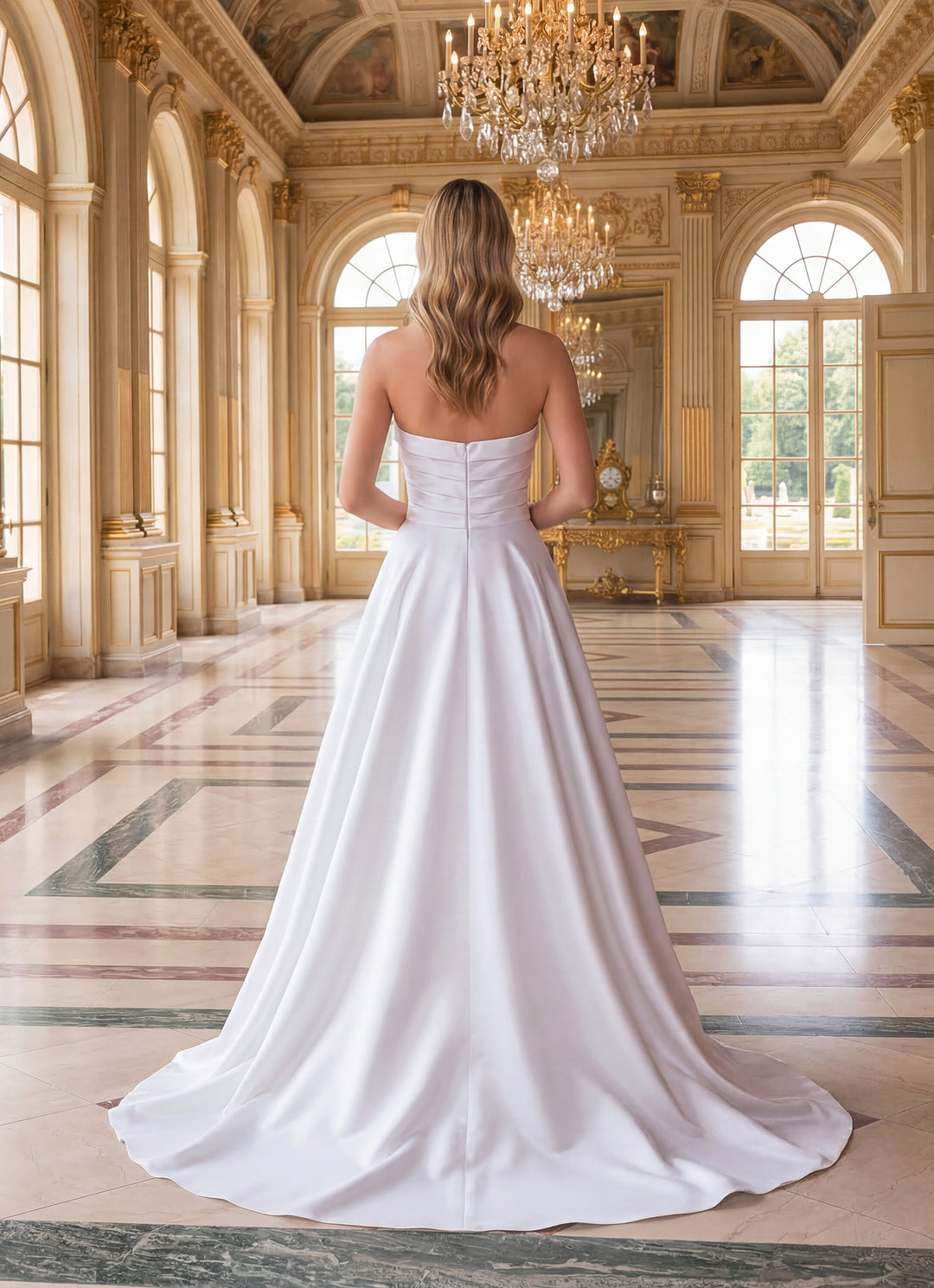 Chelsea Dress in White by Nicoletta NC3034