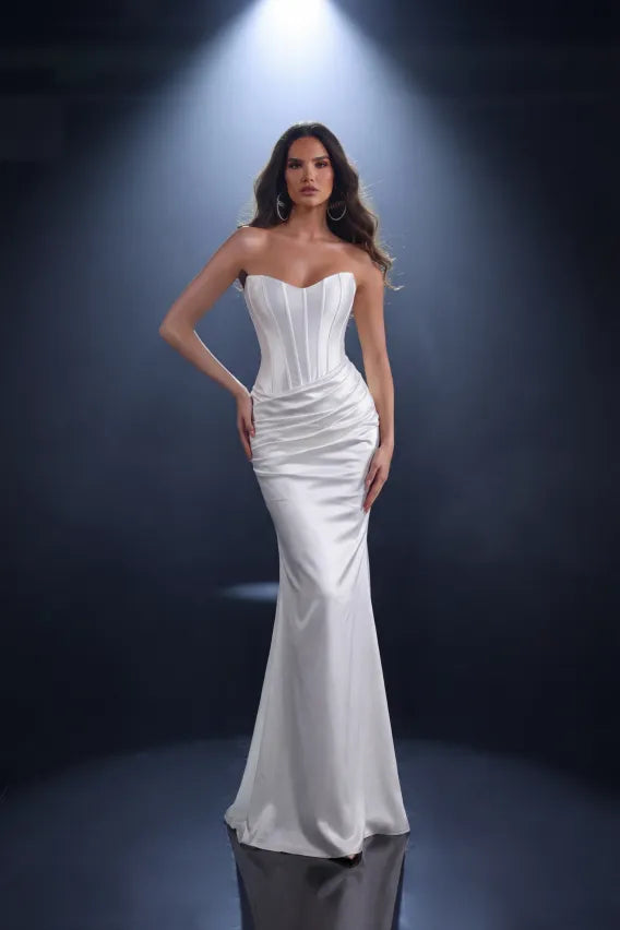 Kitty Dress in Ivory by Nicoletta NC4113