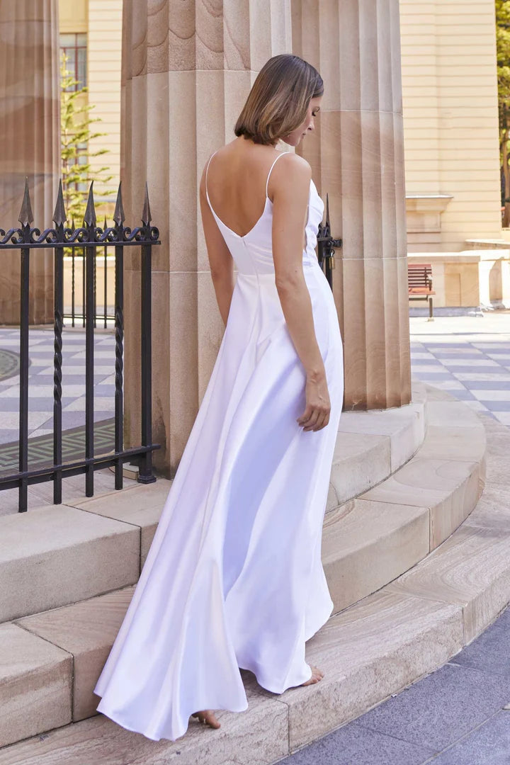 Esther Dress in White by Tania Olsen PO944