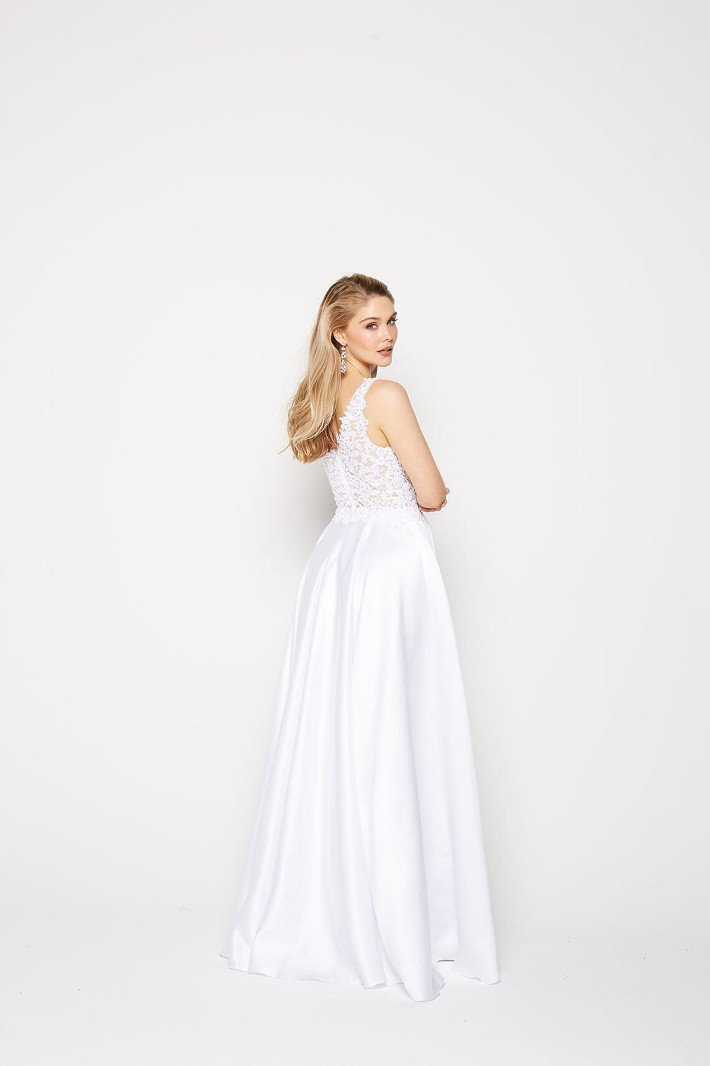 Eden Dress in White by Tania Olsen PO2319 - ElissaJay Boutique