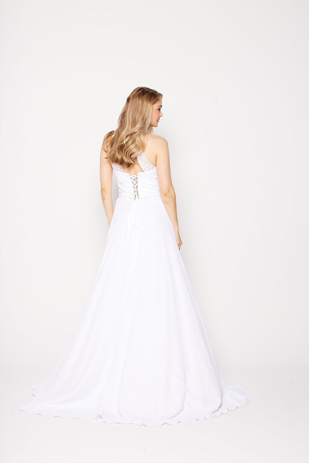 Heather Dress in White by Tania Olsen PO2310 - ElissaJay Boutique