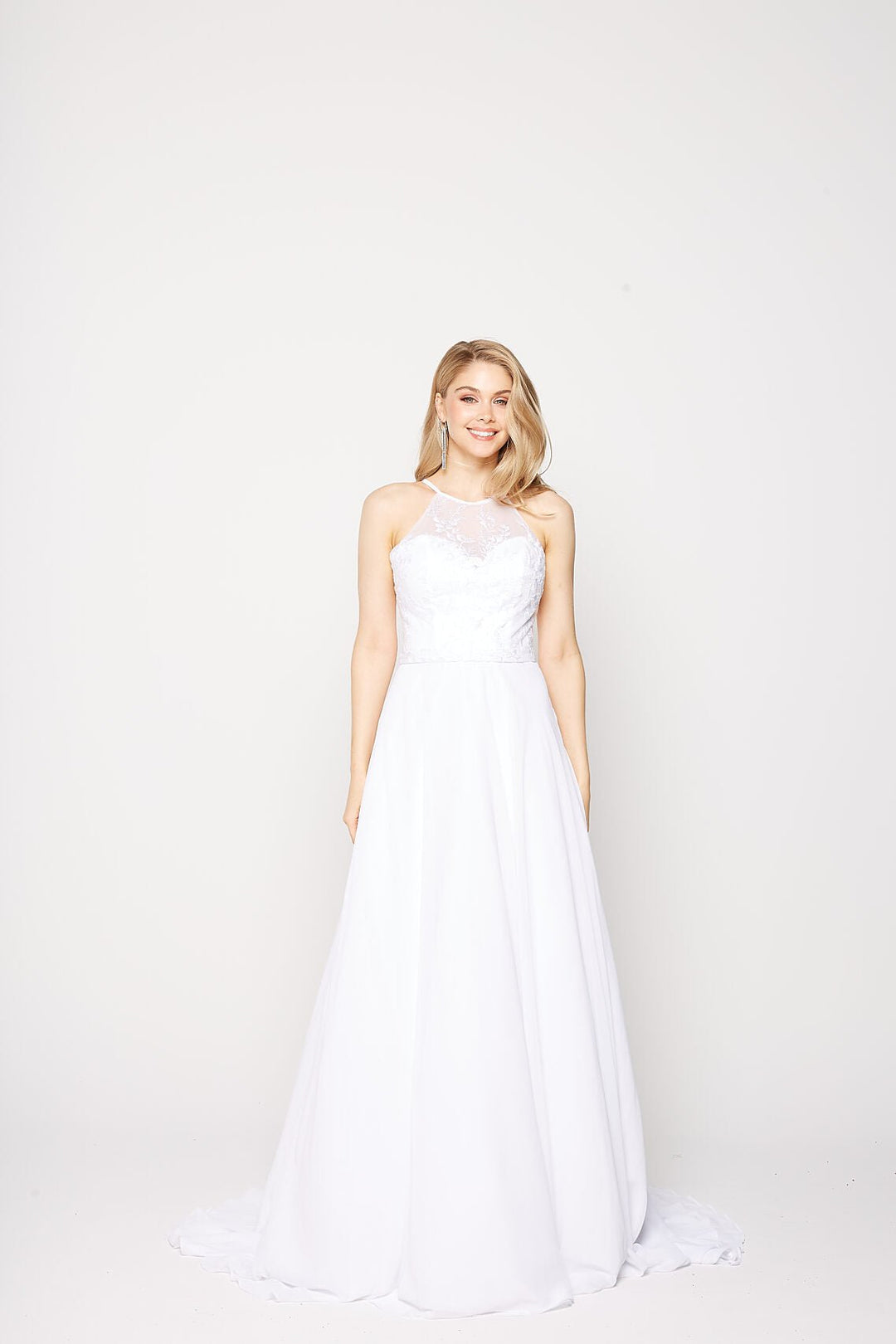 Heather Dress in White by Tania Olsen PO2310 - ElissaJay Boutique