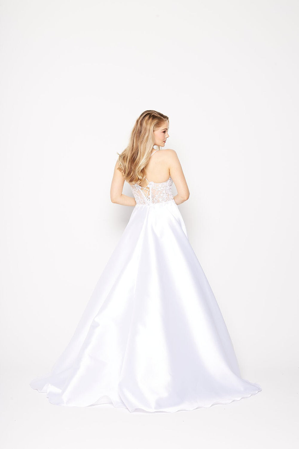 Jacinta Dress in White by Tania Olsen PO2355 - ElissaJay Boutique