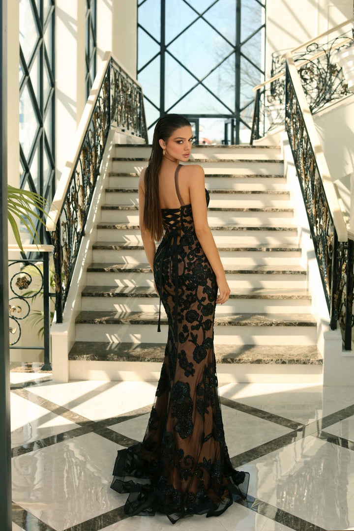Delta Dress by Nicoletta NC1013 - ElissaJay Boutique