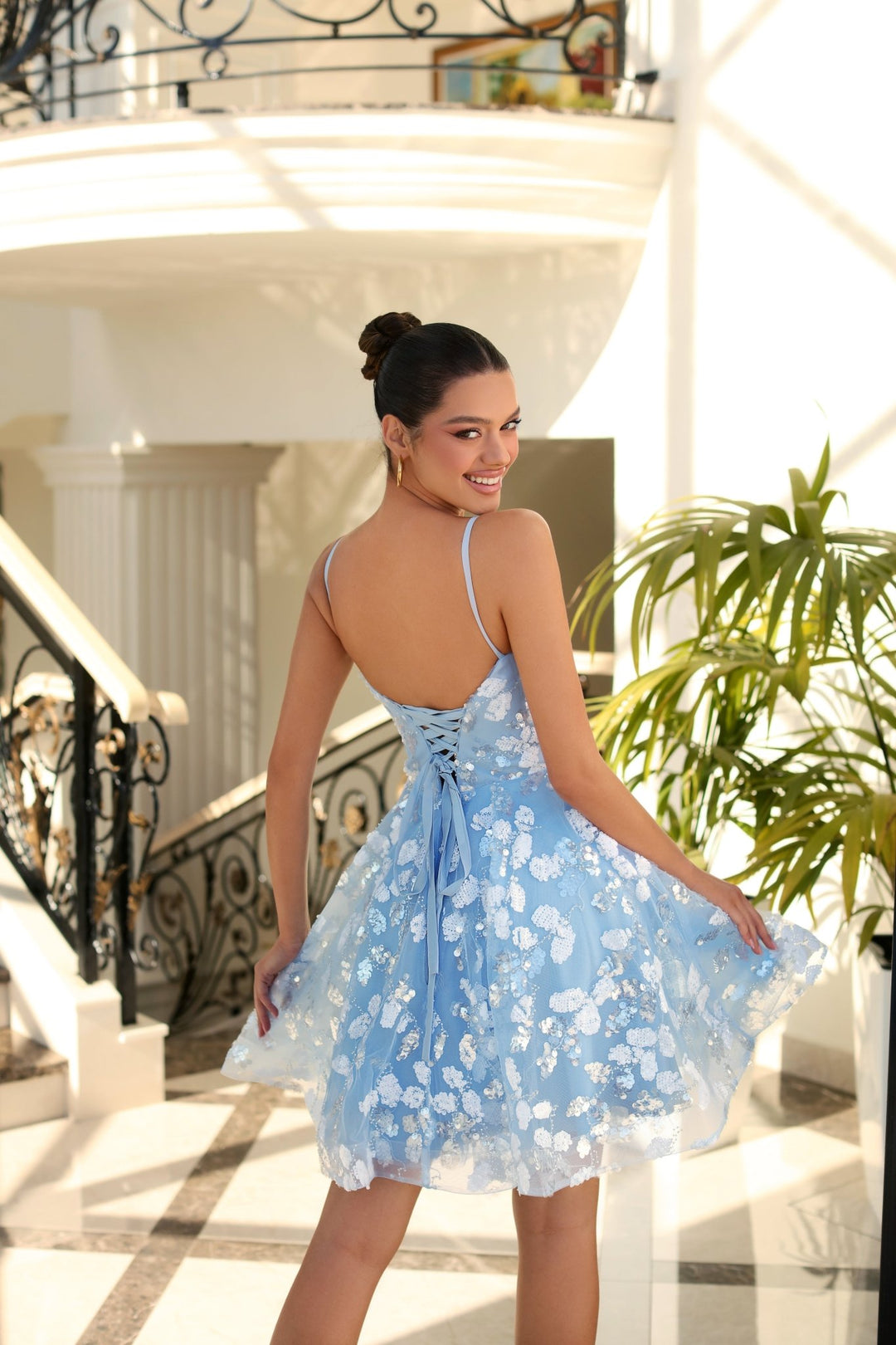 Fiona Dress by Nicoletta NC1030 - ElissaJay Boutique