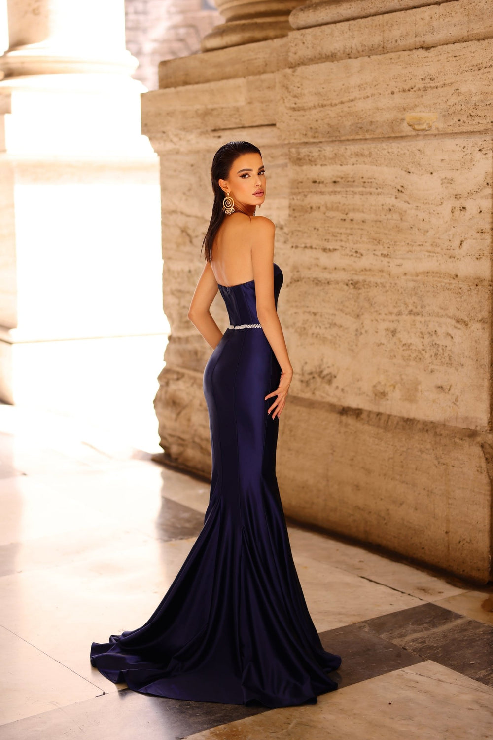 Mia Dress by Nicoletta NC1054 - ElissaJay Boutique