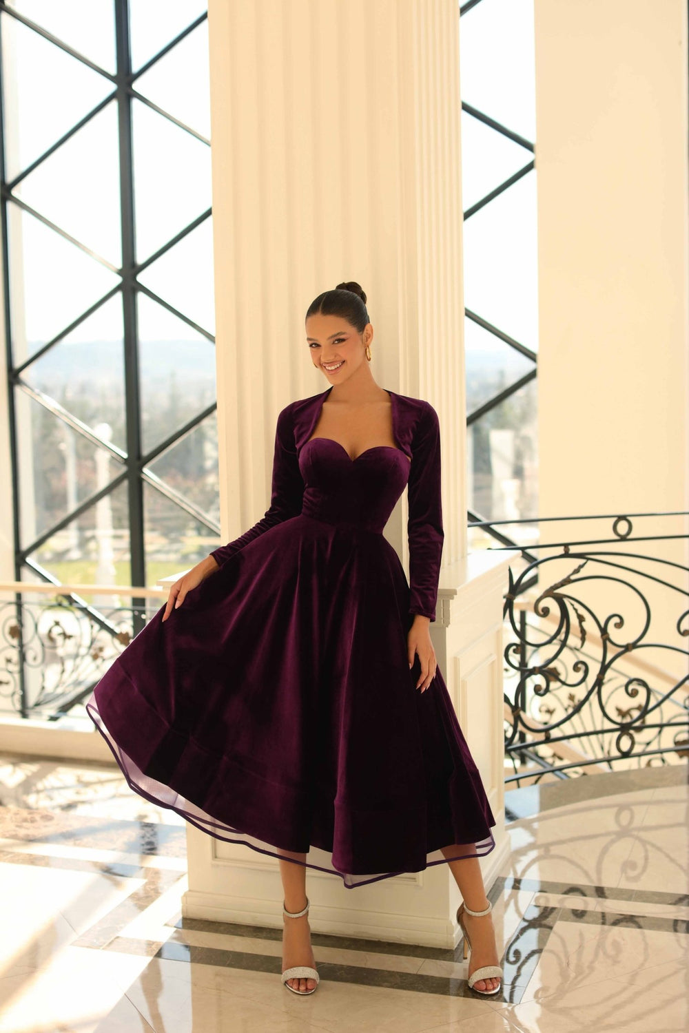 Margaret Dress by Nicoletta NC1084 - ElissaJay Boutique