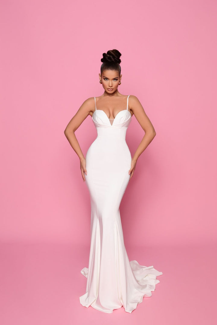 Breanna Dress by Nicoletta NP146 - ElissaJay Boutique