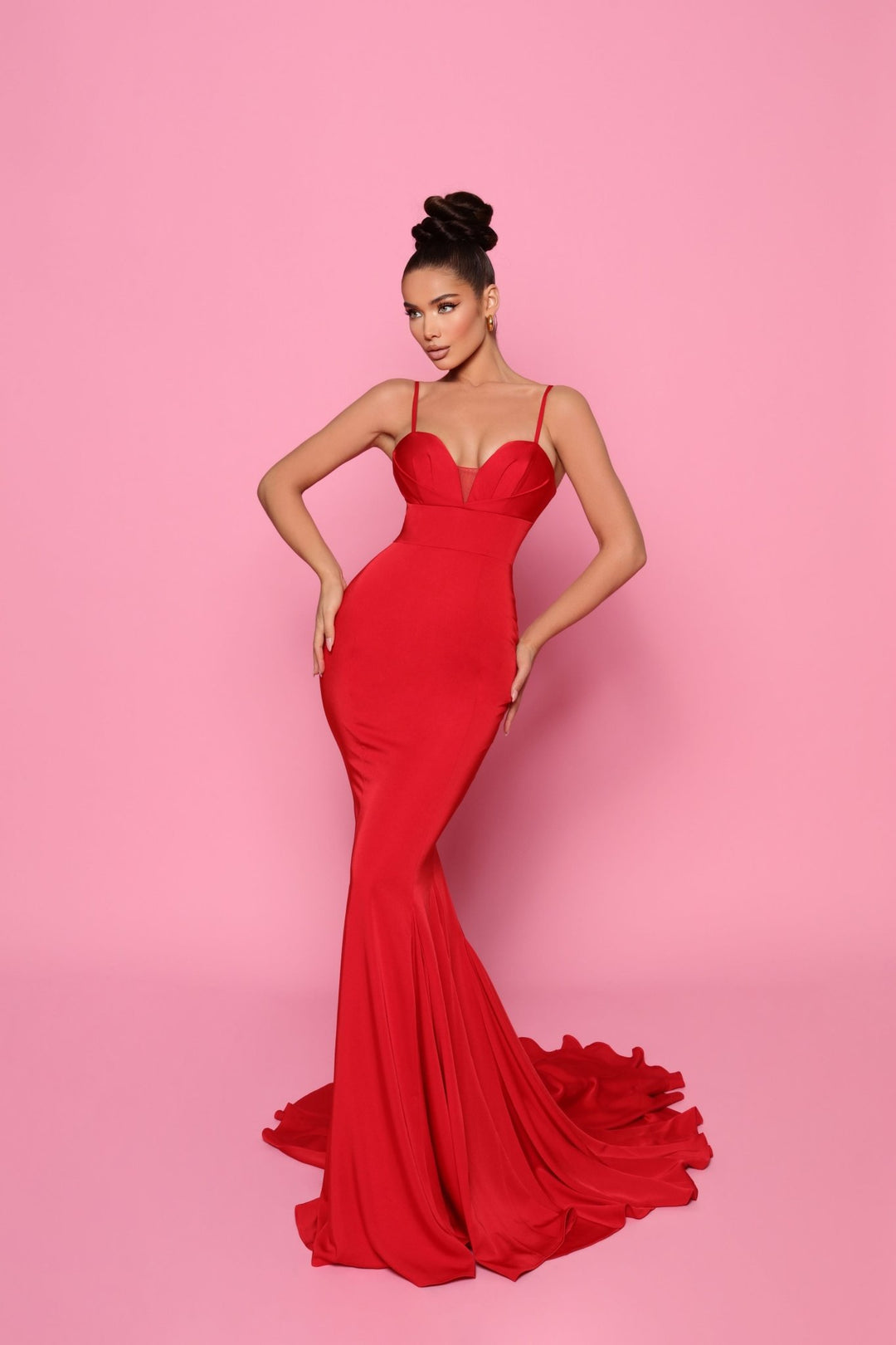 Breanna Dress by Nicoletta NP146 - ElissaJay Boutique