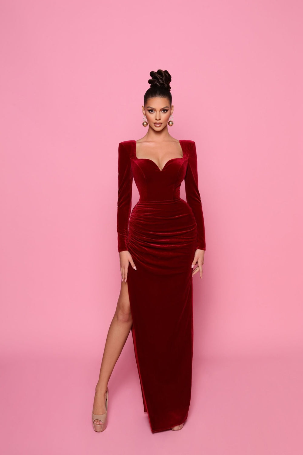 Rose Dress by Nicoletta NP169 - ElissaJay Boutique