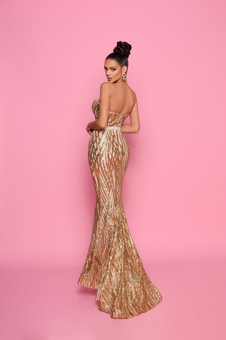 Lara Dress by Nicoletta NP174 - ElissaJay Boutique