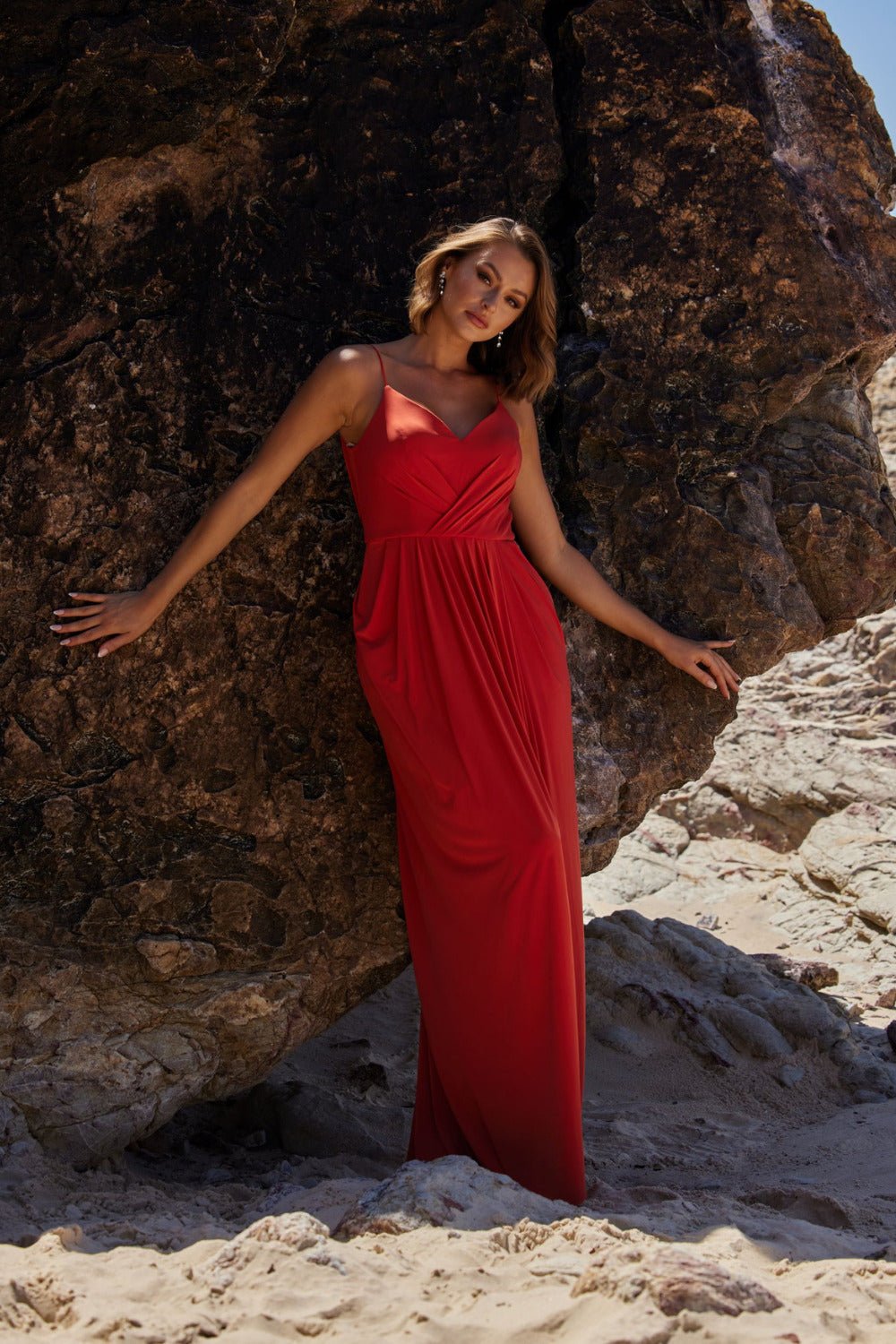 Ebonie Dress By Tania Olsen Sizes 20 - 30 TO847 - ElissaJay Boutique