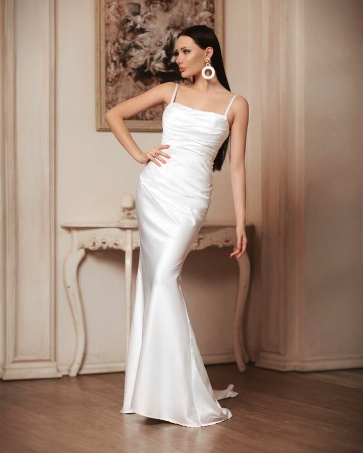 Frankie Dress In White By Jadore - ElissaJay Boutique